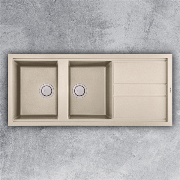 Chậu Đá Bianco K-50062 (Màu Kem – Phủ Nano)